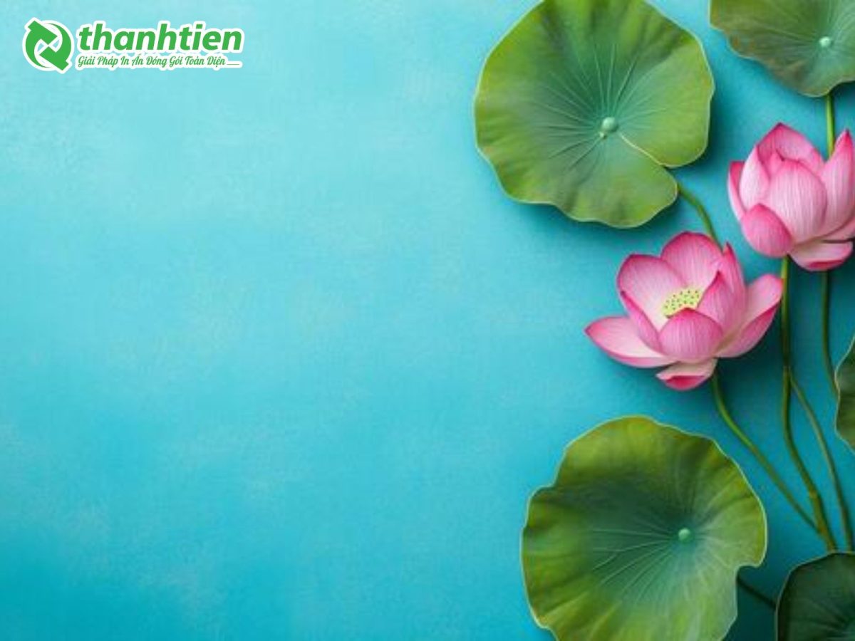 Background hoa sen hồng