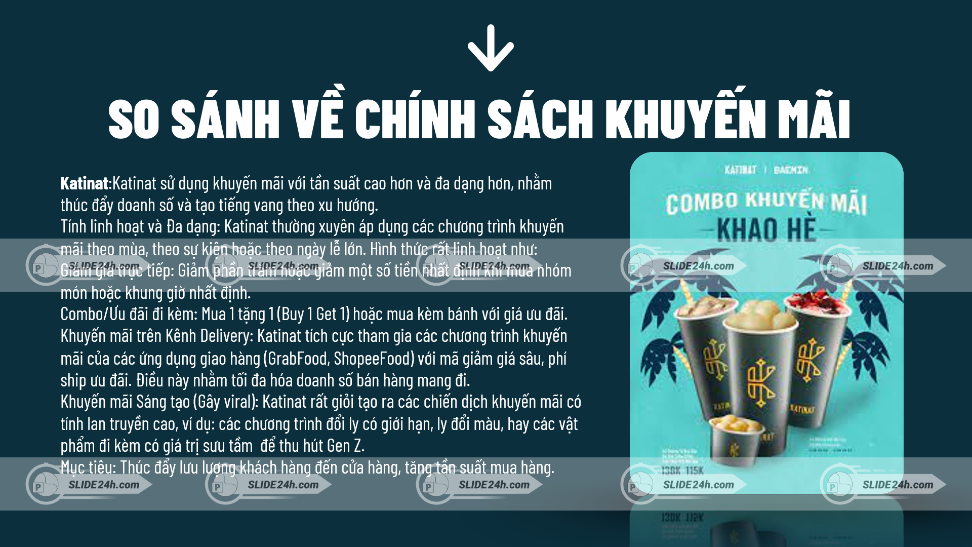 Chính sách khuyến mãi Katinat