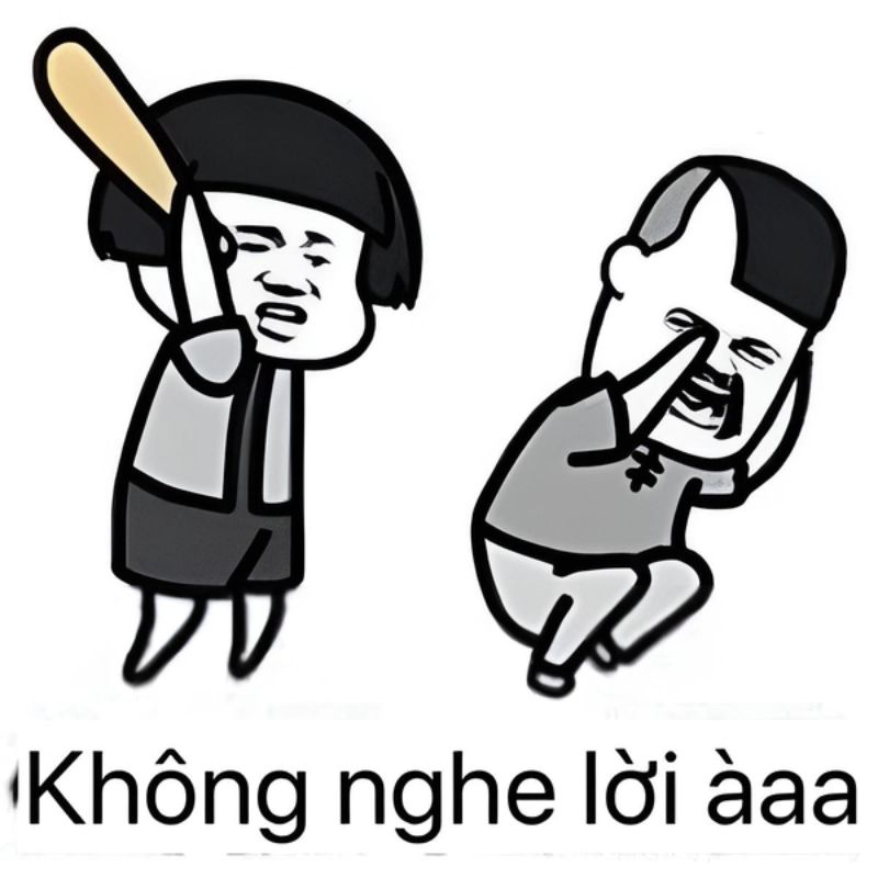 meme đánh khi không nghe lời