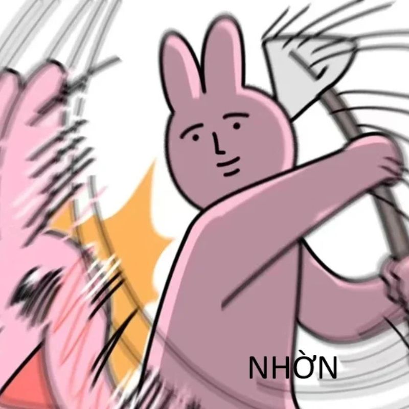 meme đập nhau