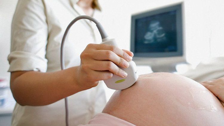 Ultrasound of 32-week-old fetus