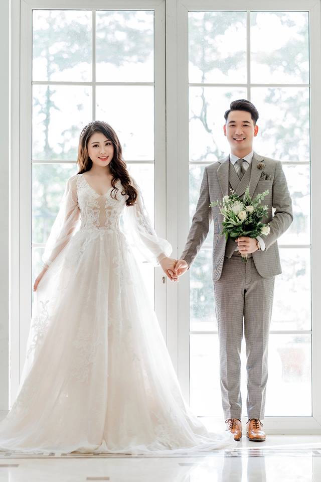 Chụp ảnh cưới dáng chân dung