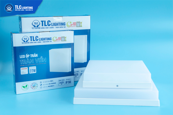 Đèn LED ốp trần tràn viền 32W – Hình Vuông