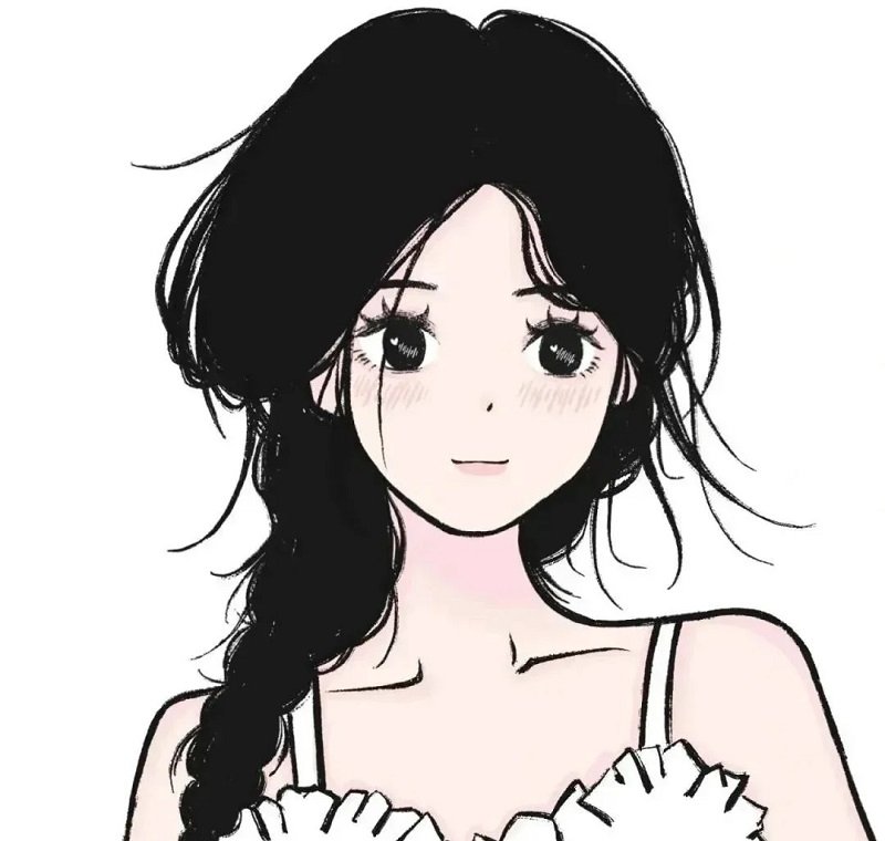 Avatar đôi anime đen trắng cực đẹp cho mạng xã hội