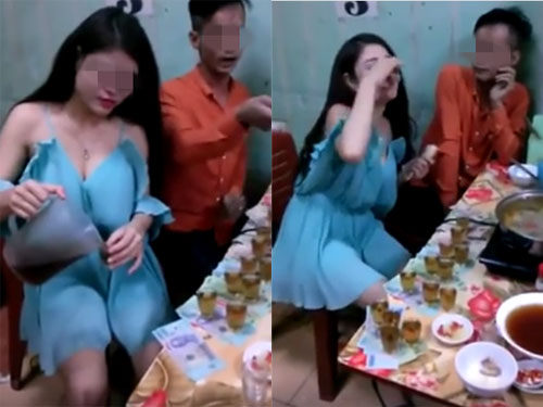 Đi tong 7 triệu đồng vì thách gái xinh uống rượu - 1