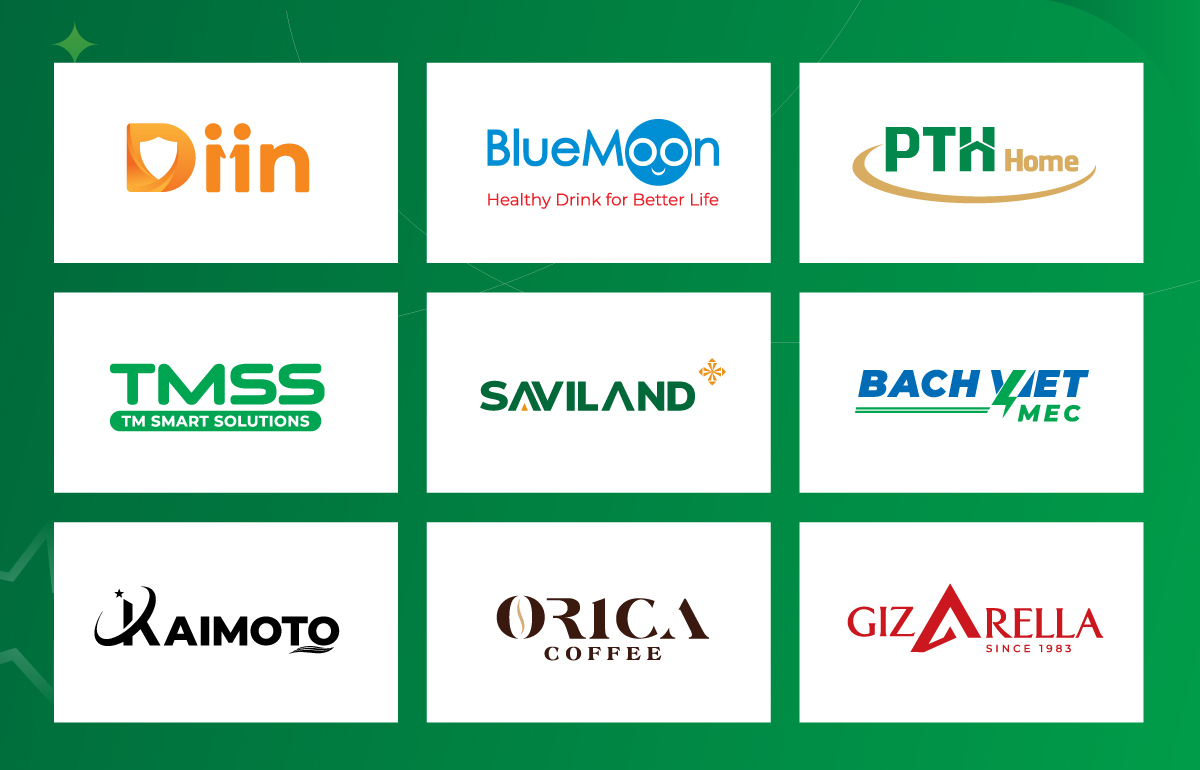 Logo chữ (Wordmark/Lettermark) được thiết kế bởi SaigonDigi