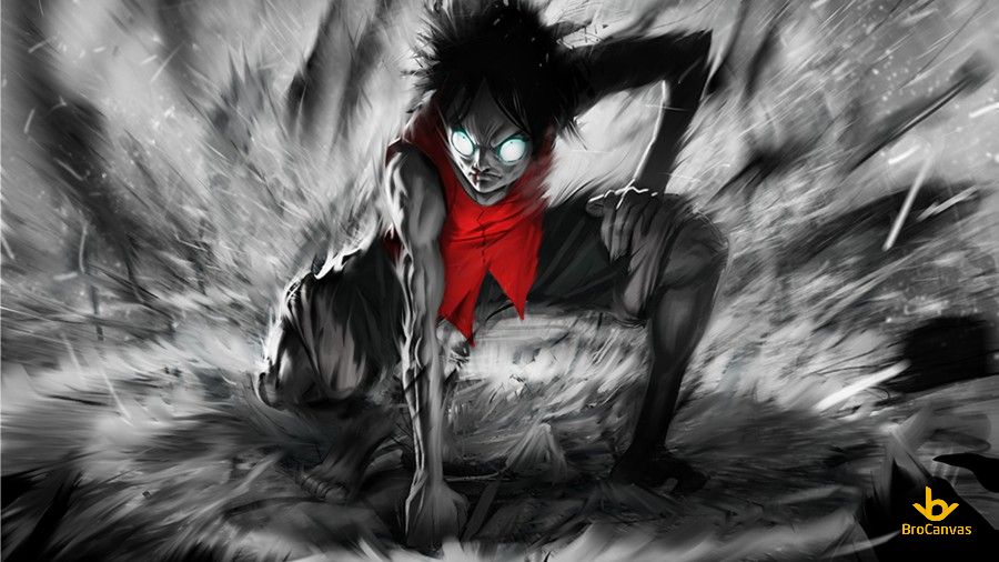 Hình ảnh Luffy Sử Dụng Haki