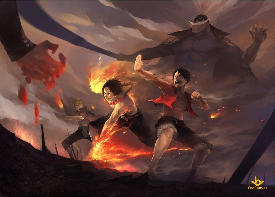 Ảnh Luffy, Ace Và Râu Trắng
