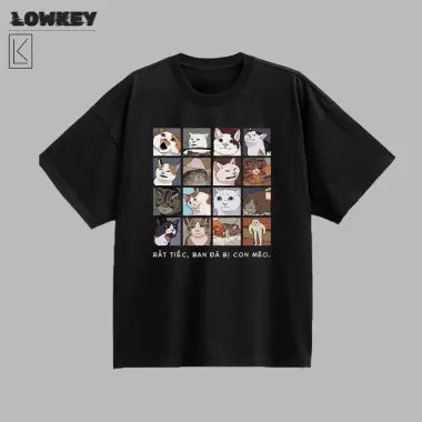 Bộ sưu tập Áo Thun meme hài hước: Anh 7 Liêm / Sói Cô Độc / Why Im Single.... / Bạn Đã Bị Con Mèo full size unisex (LK)