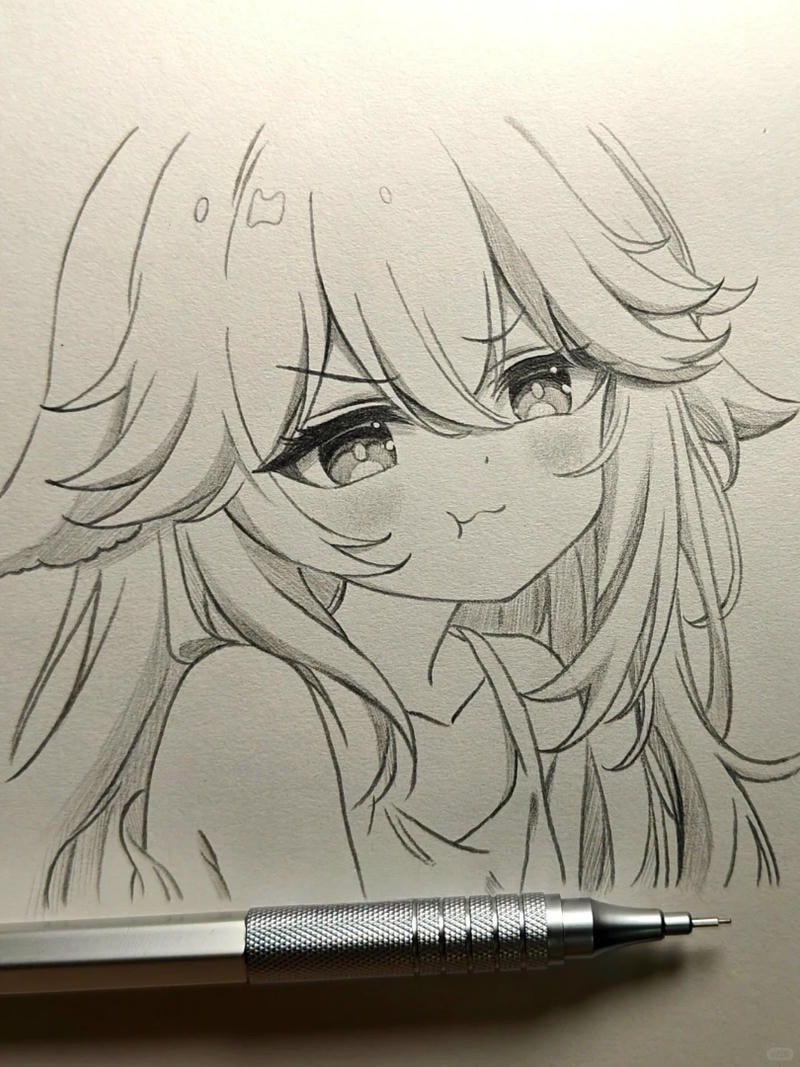 tranh vẽ anime chibi