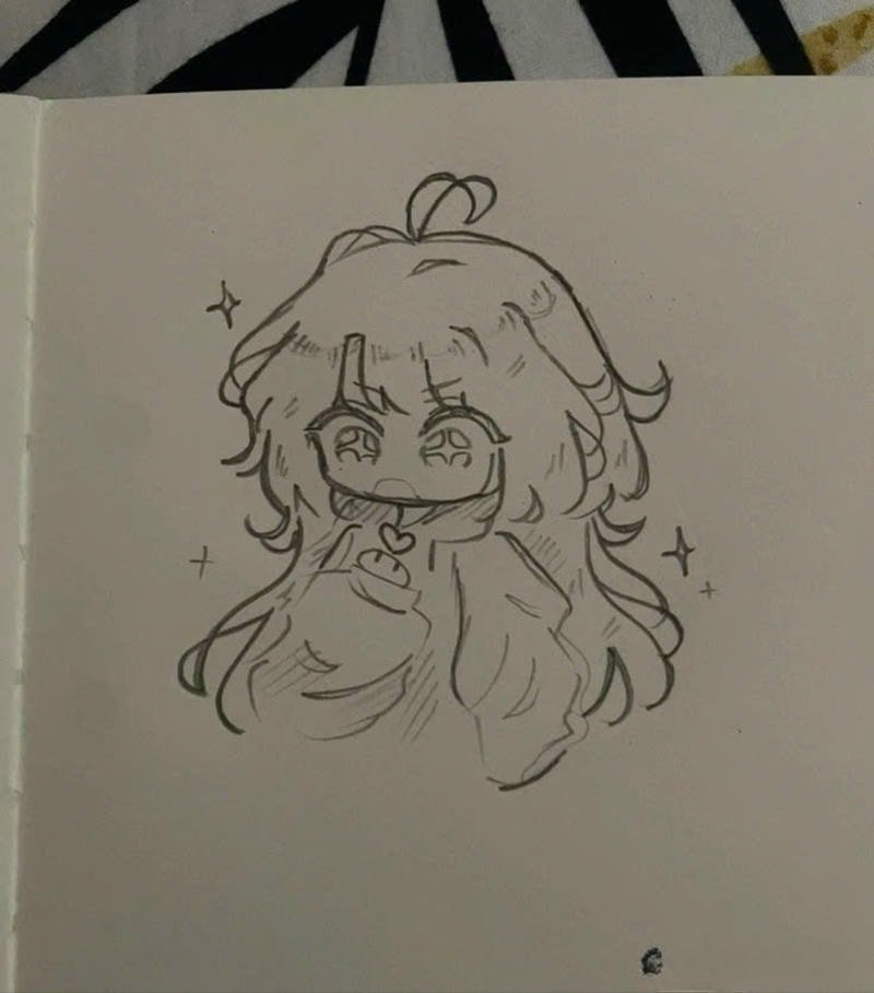 tranh anime đơn giản