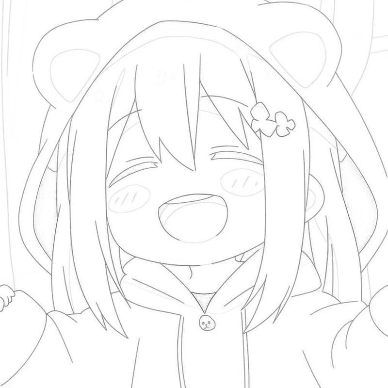 phác thảo anime bằng bút chì
